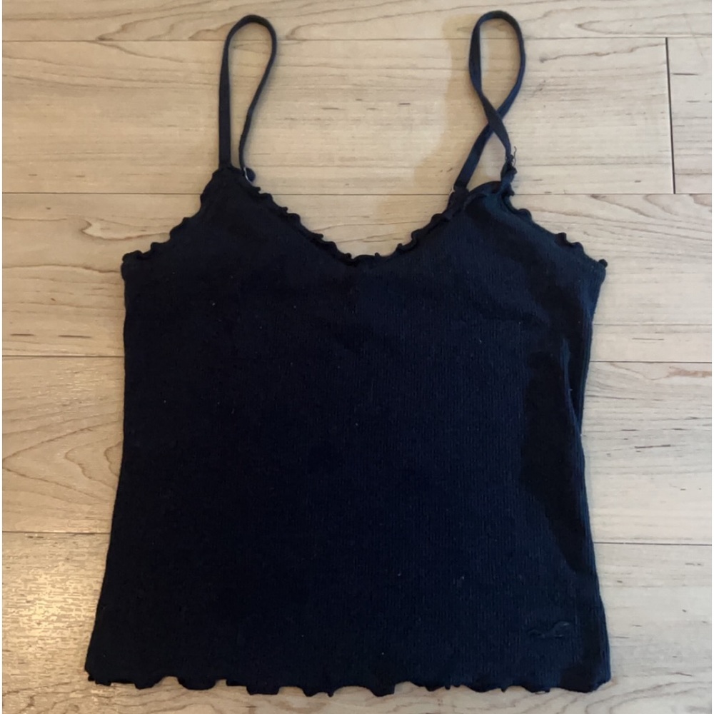 black hollister tank size xs